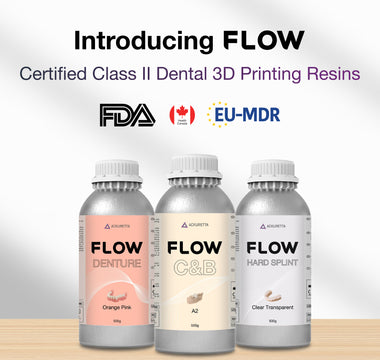 Meet FLOW - Certified Class II Dental 3D Printing Resins