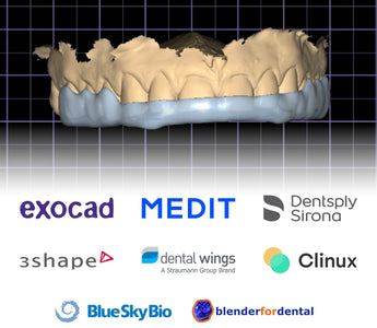 Dental 3D Printing CAD Software List - Including Exocad, Medit, 3Shape, Clinux, and others