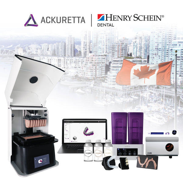 Henry Schein Canada and Ackuretta bringing 3D printing in Dentistry to