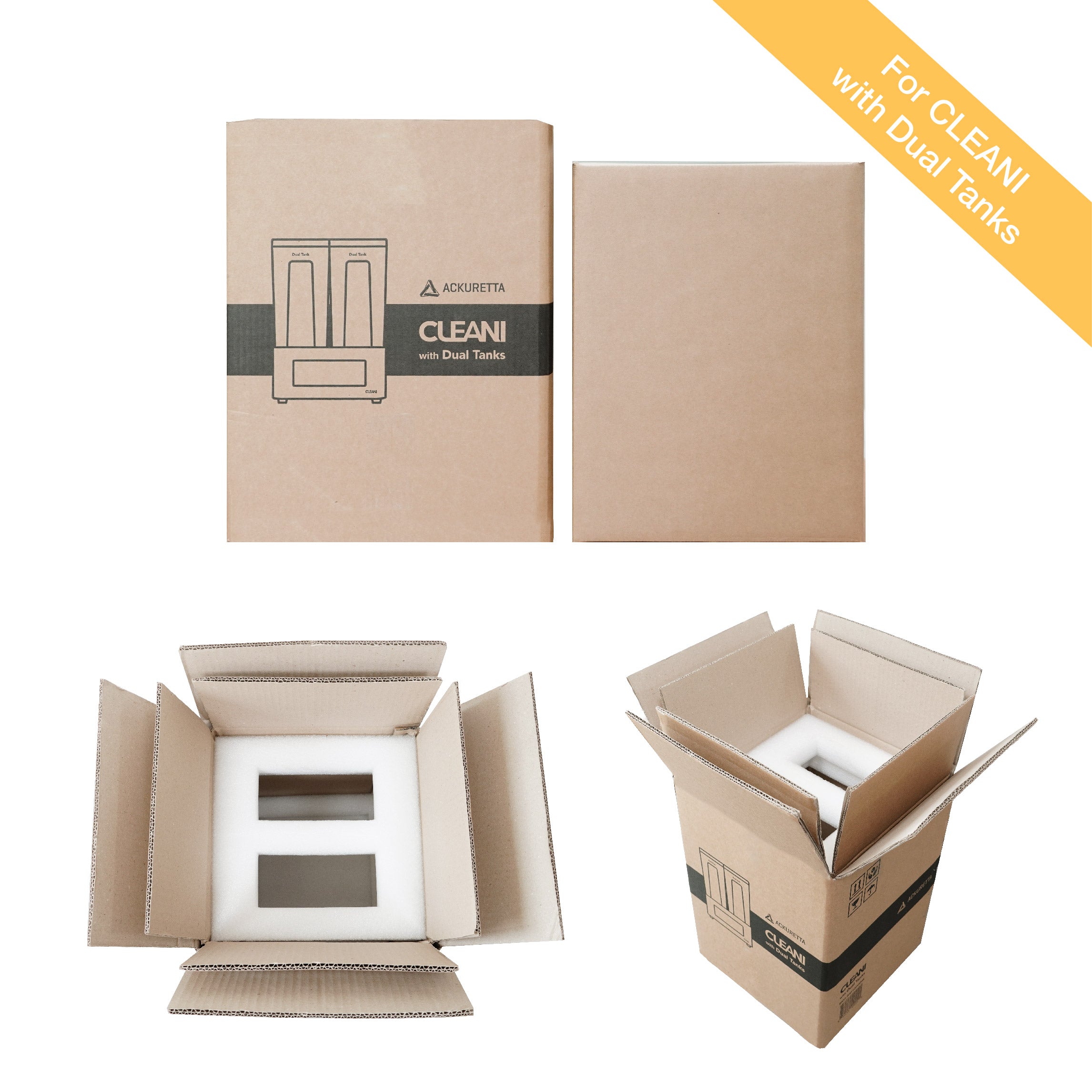 Clean Packing Box CLEANI Packaging Box – Ackuretta