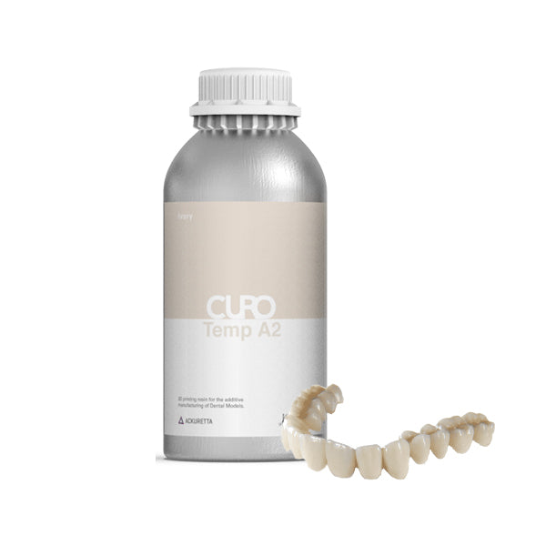 CURO Temp Light Beige color Bottle with a print sample